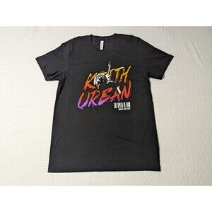 Keith Urban Men's Black Tour T-Shirt (Medium) "The Speed of Now" 2022